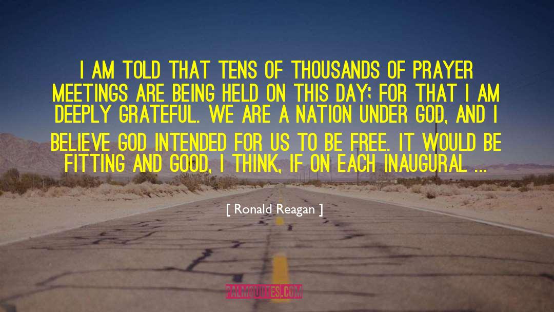 Ronald Reagan Quotes: I am told that tens