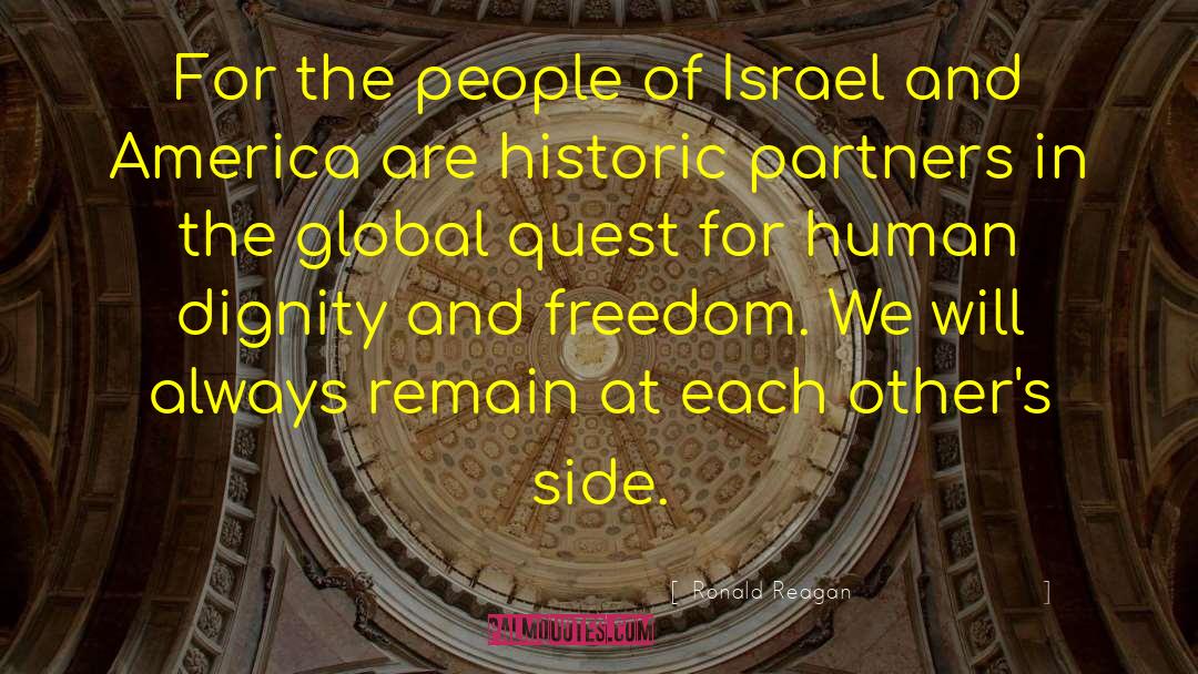 Ronald Reagan Quotes: For the people of Israel