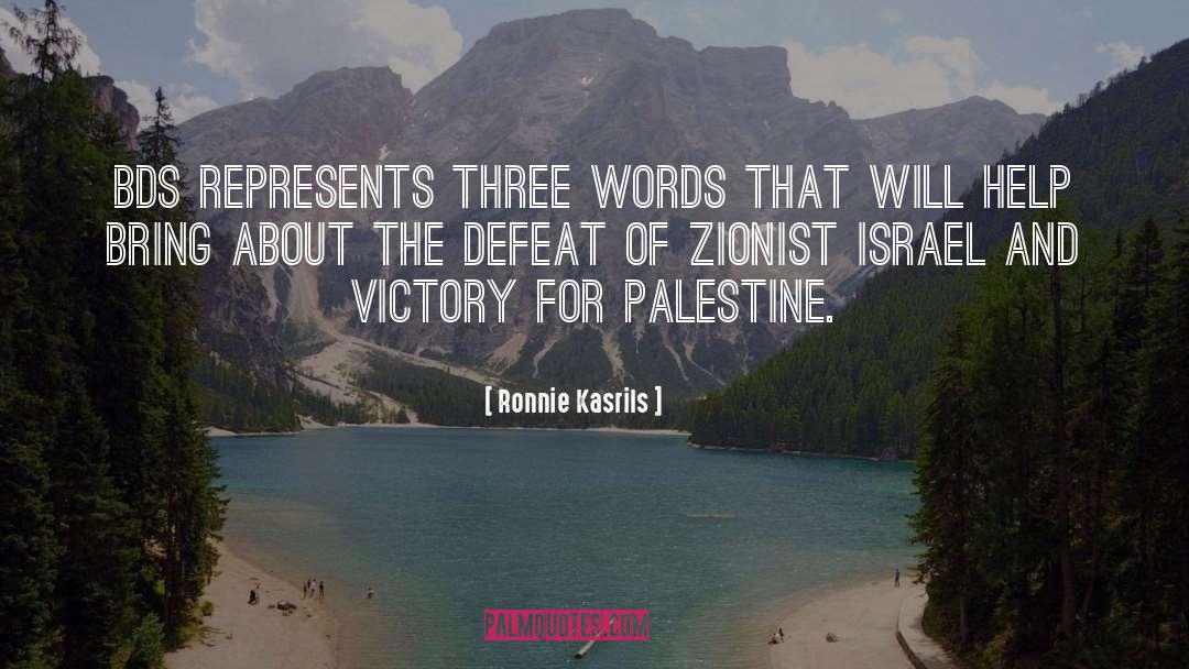 Ronnie Kasrils Quotes: BDS represents three words that