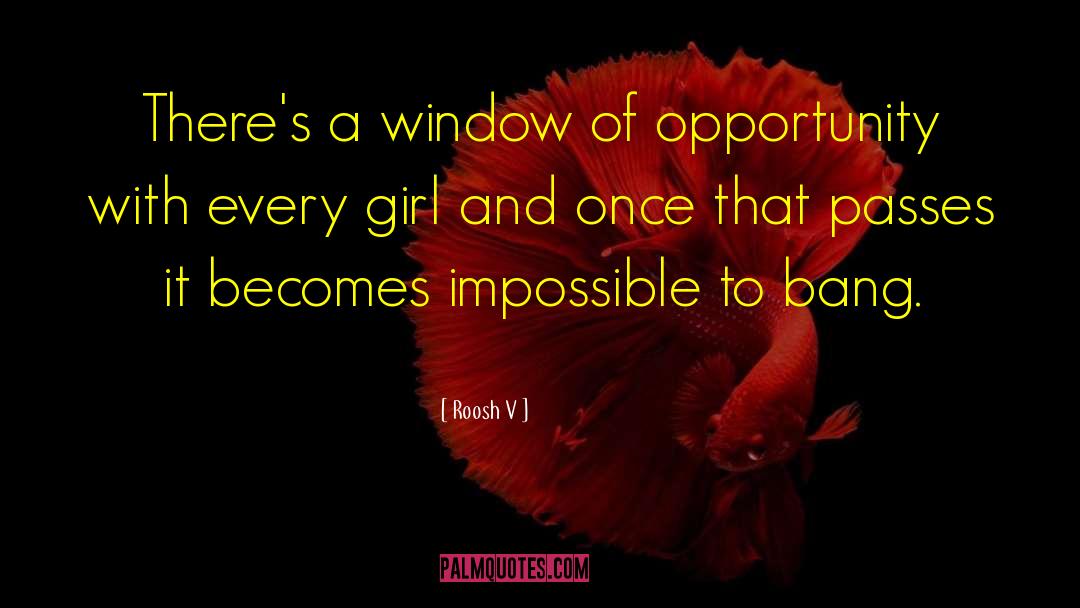 Roosh V Quotes: There's a window of opportunity