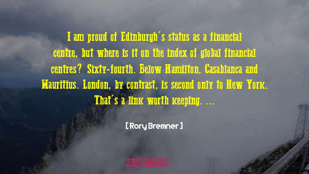 Rory Bremner Quotes: I am proud of Edinburgh's