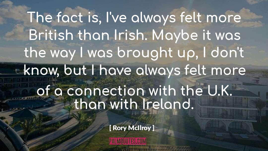 Rory McIlroy Quotes: The fact is, I've always