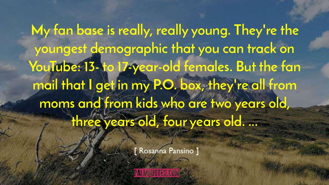 Rosanna Pansino Quotes: My fan base is really,