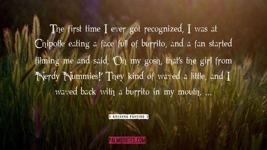 Rosanna Pansino Quotes: The first time I ever