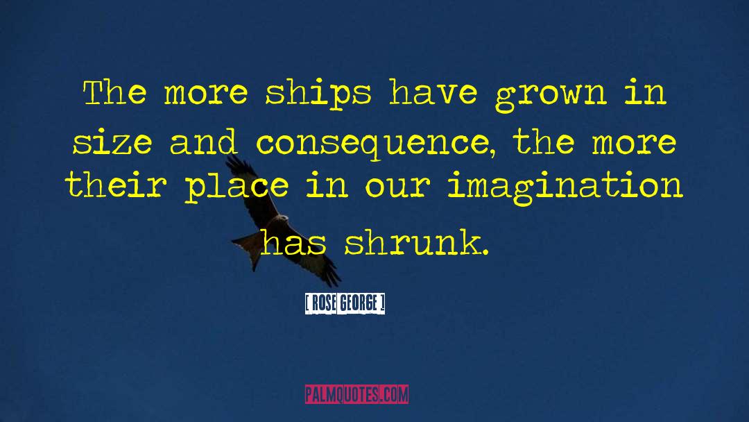 Rose George Quotes: The more ships have grown