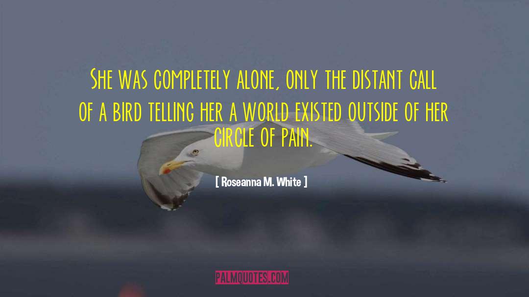 Roseanna M. White Quotes: She was completely alone, only
