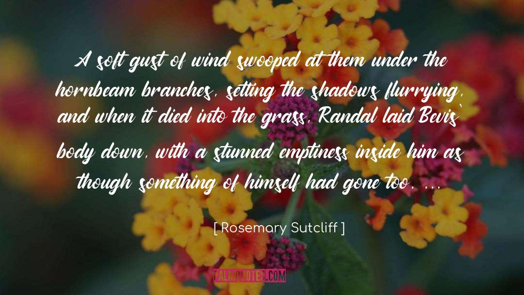 Rosemary Sutcliff Quotes: A soft gust of wind