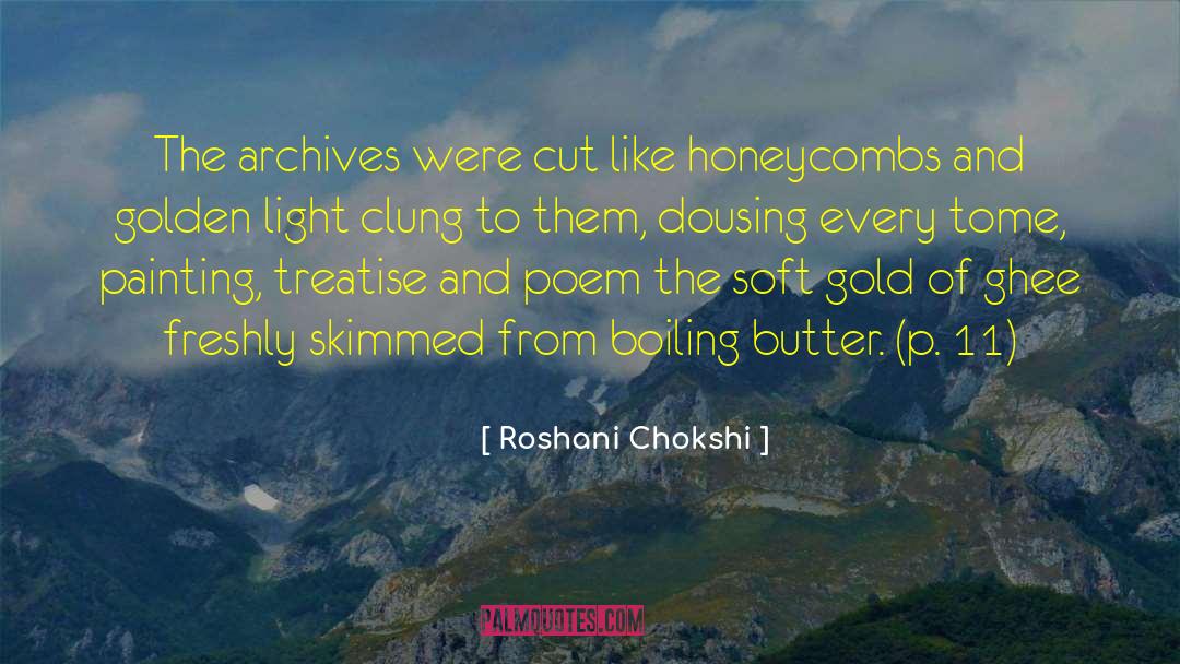 Roshani Chokshi Quotes: The archives were cut like