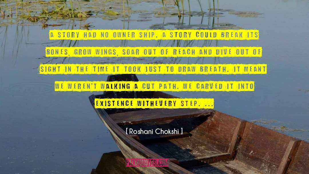 Roshani Chokshi Quotes: A story had no owner