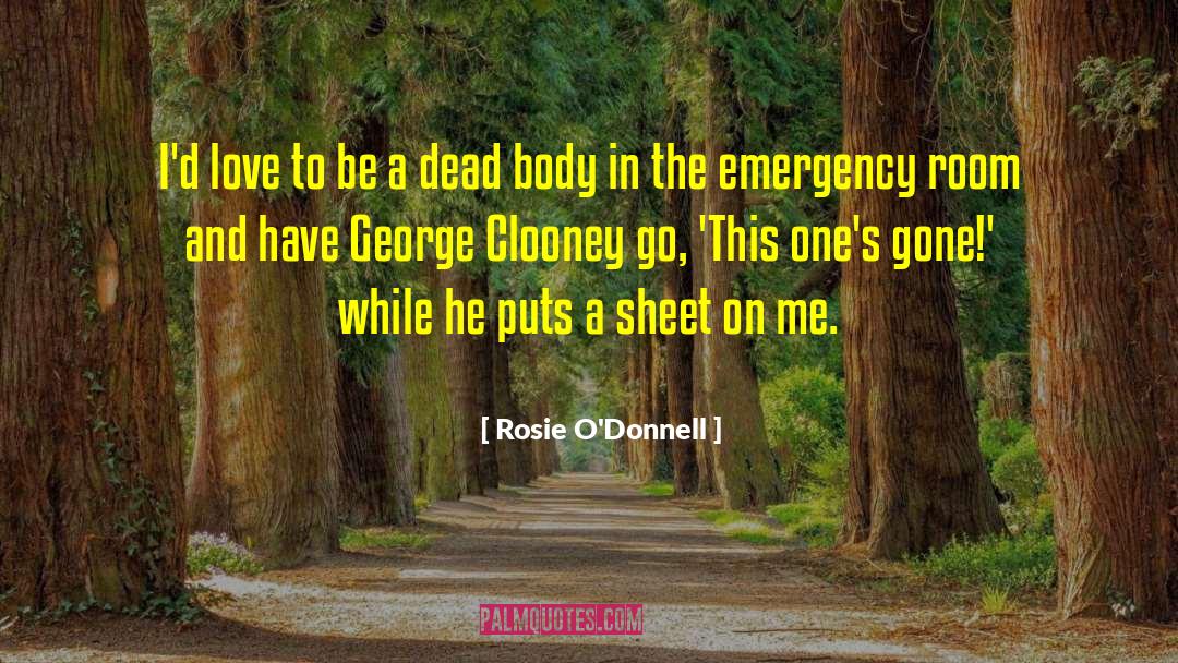 Rosie O'Donnell Quotes: I'd love to be a