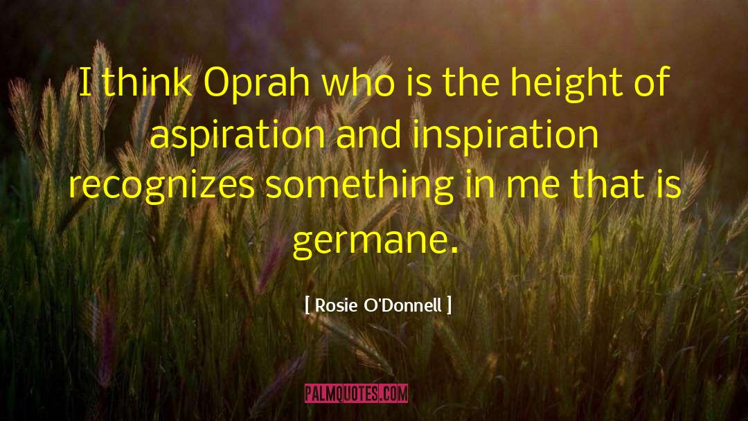 Rosie O'Donnell Quotes: I think Oprah who is