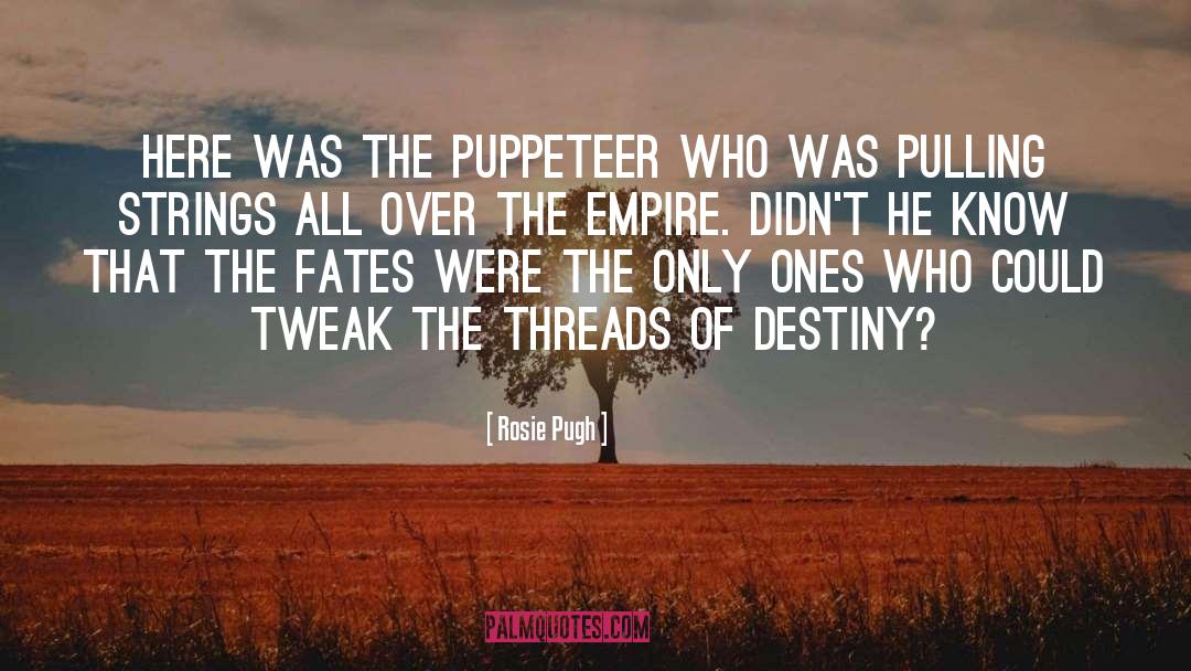 Rosie Pugh Quotes: Here was the puppeteer who