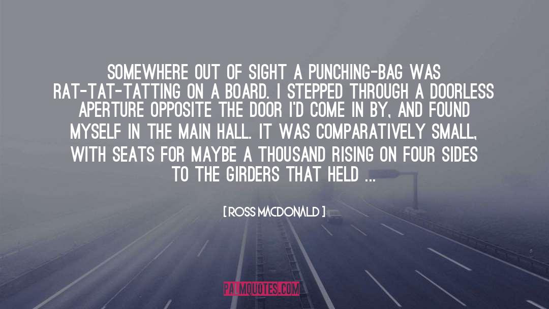 Ross Macdonald Quotes: Somewhere out of sight a