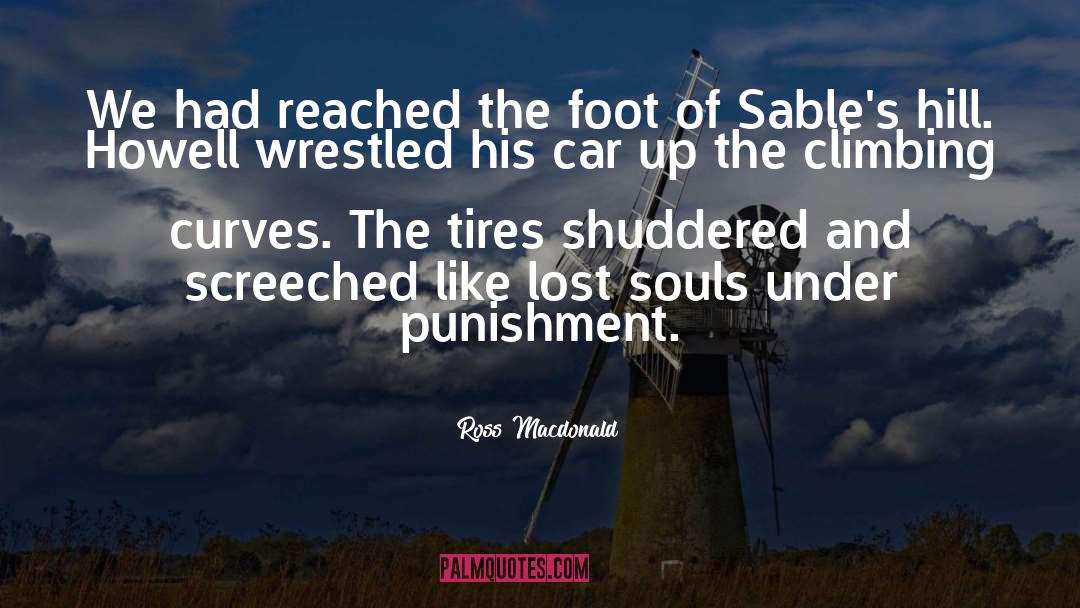 Ross Macdonald Quotes: We had reached the foot