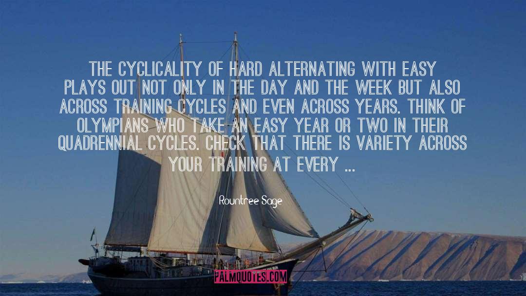 Rountree Sage Quotes: The cyclicality of hard alternating