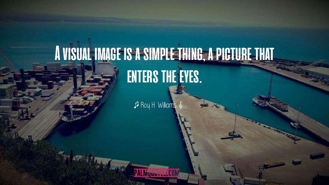 Roy H. Williams Quotes: A visual image is a