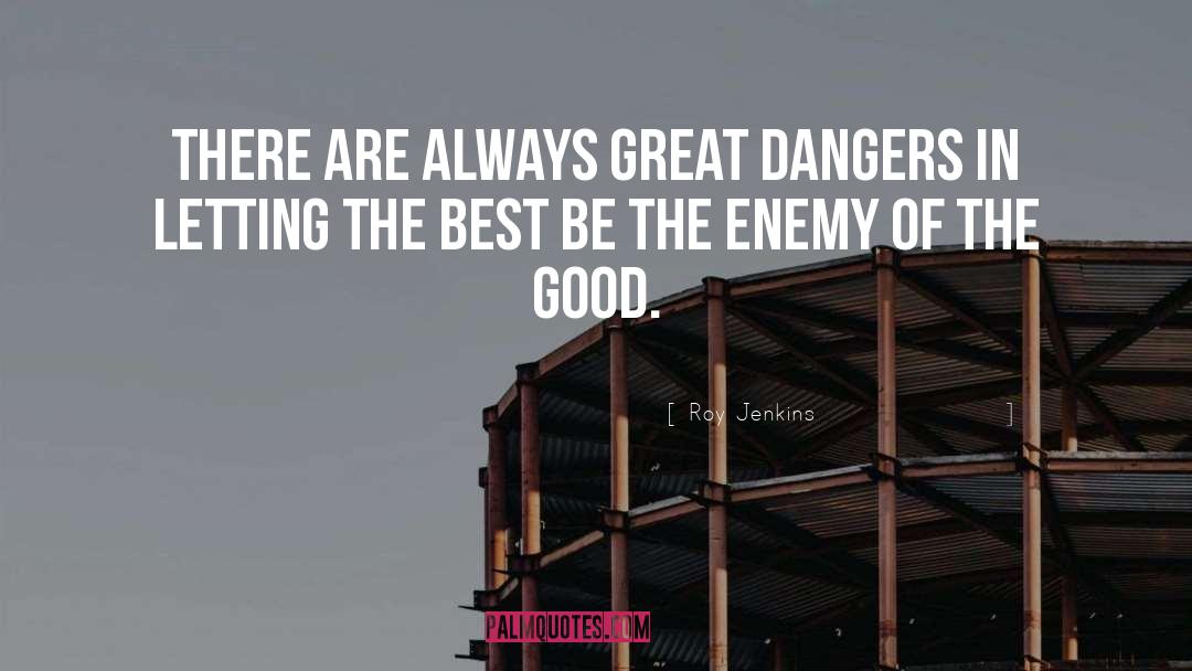 Roy Jenkins Quotes: There are always great dangers