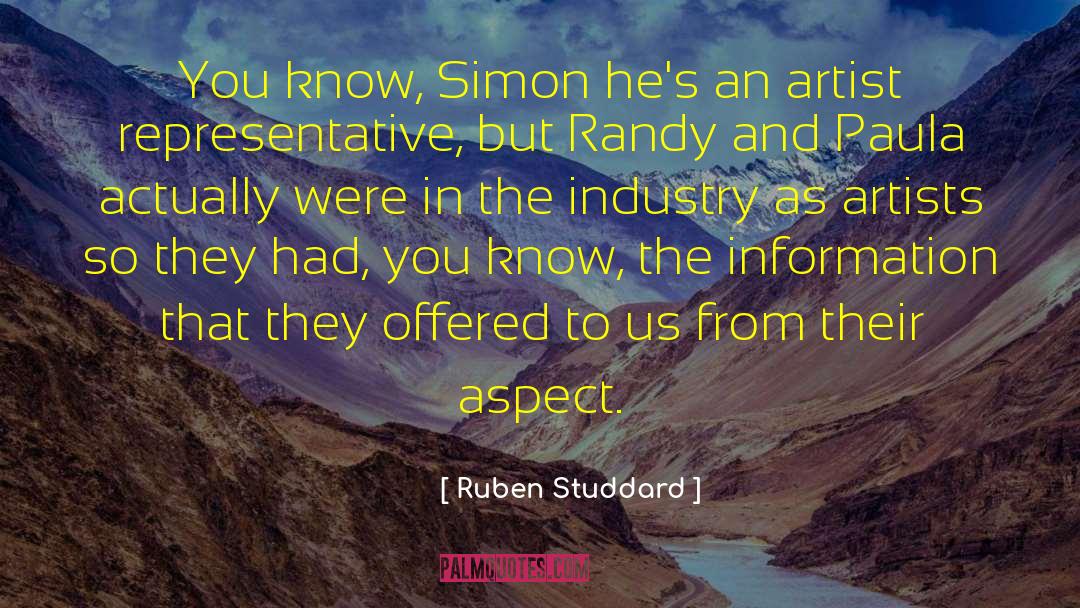 Ruben Studdard Quotes: You know, Simon he's an