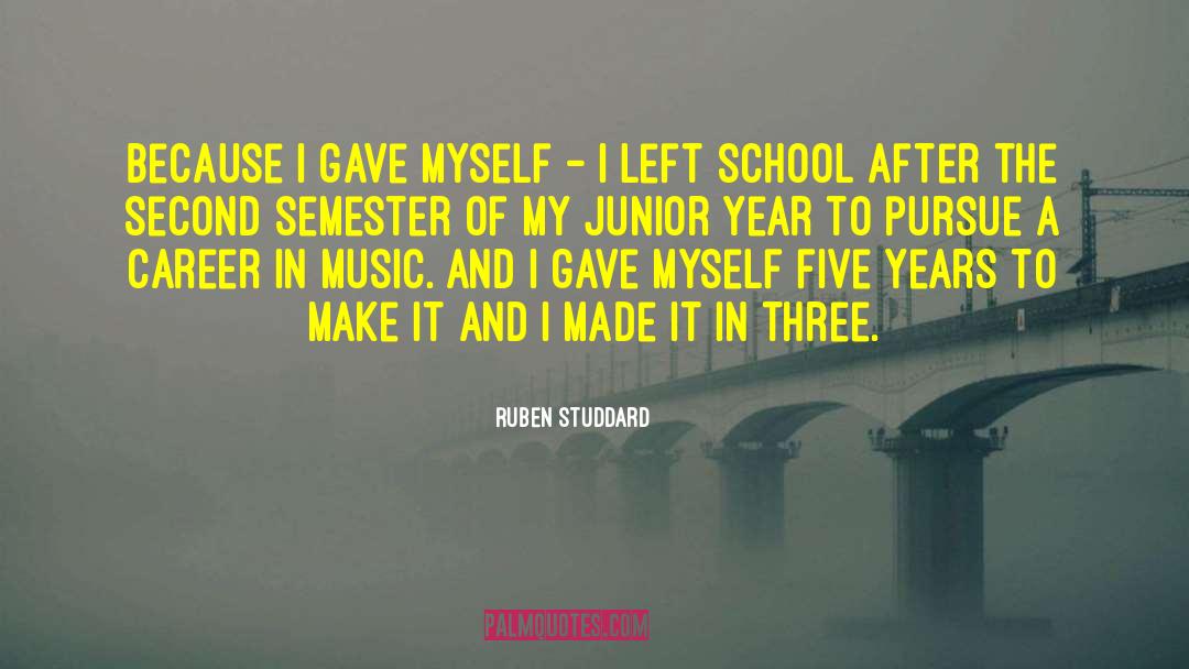 Ruben Studdard Quotes: Because I gave myself -