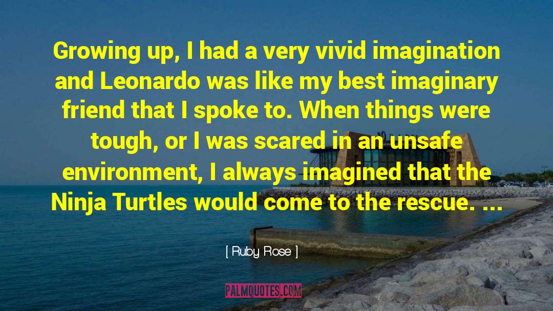 Ruby Rose Quotes: Growing up, I had a