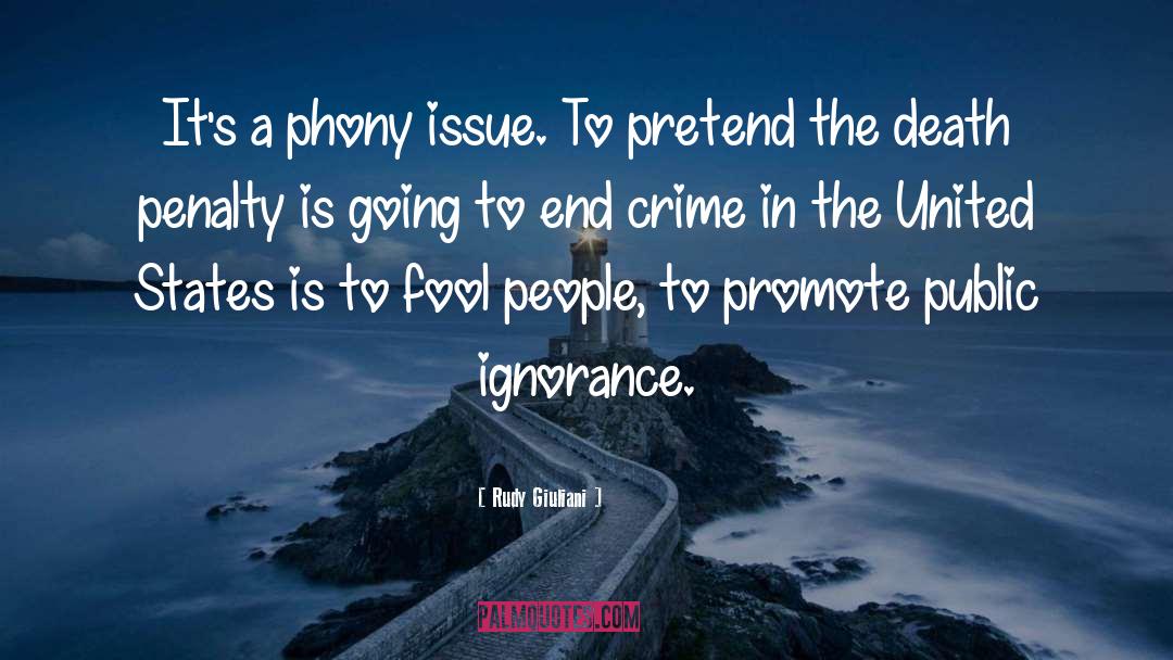 Rudy Giuliani Quotes: It's a phony issue. To