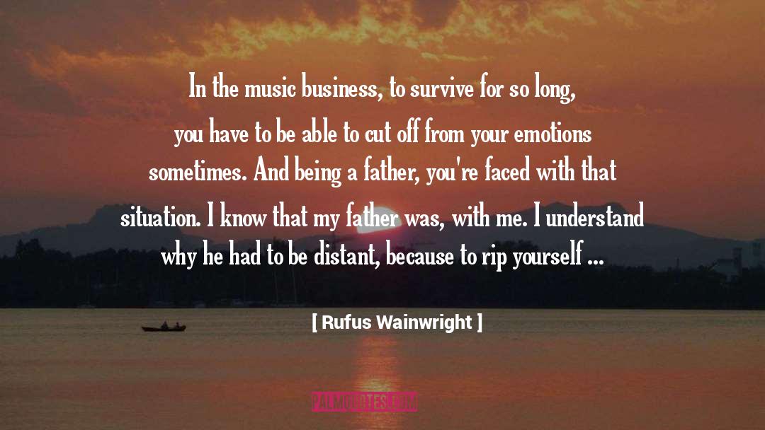 Rufus Wainwright Quotes: In the music business, to