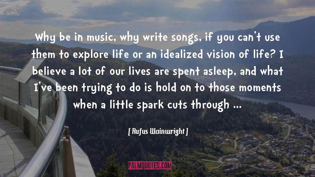 Rufus Wainwright Quotes: Why be in music, why