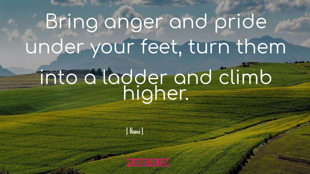 Rumi Quotes: Bring anger and pride under