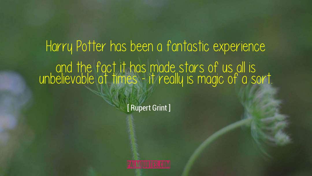 Rupert Grint Quotes: Harry Potter has been a