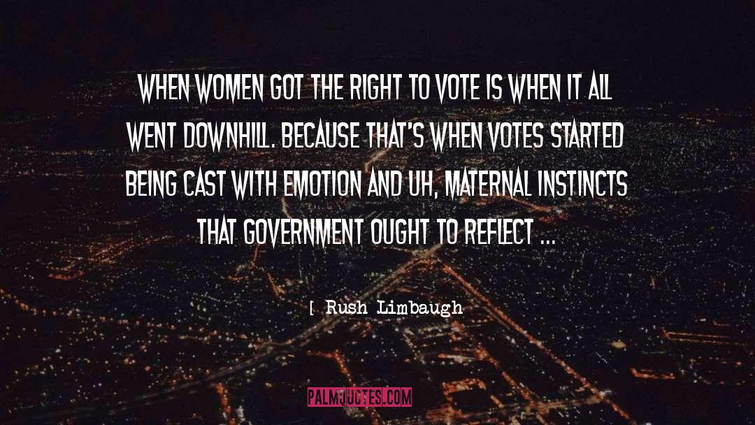 Rush Limbaugh Quotes: When WOMEN got the right