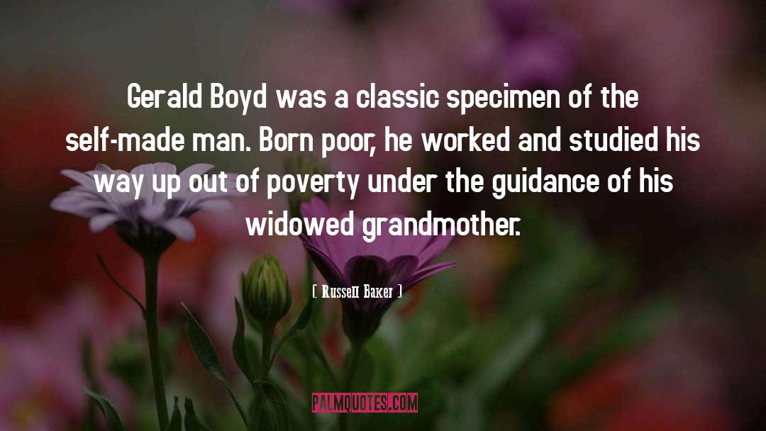 Russell Baker Quotes: Gerald Boyd was a classic