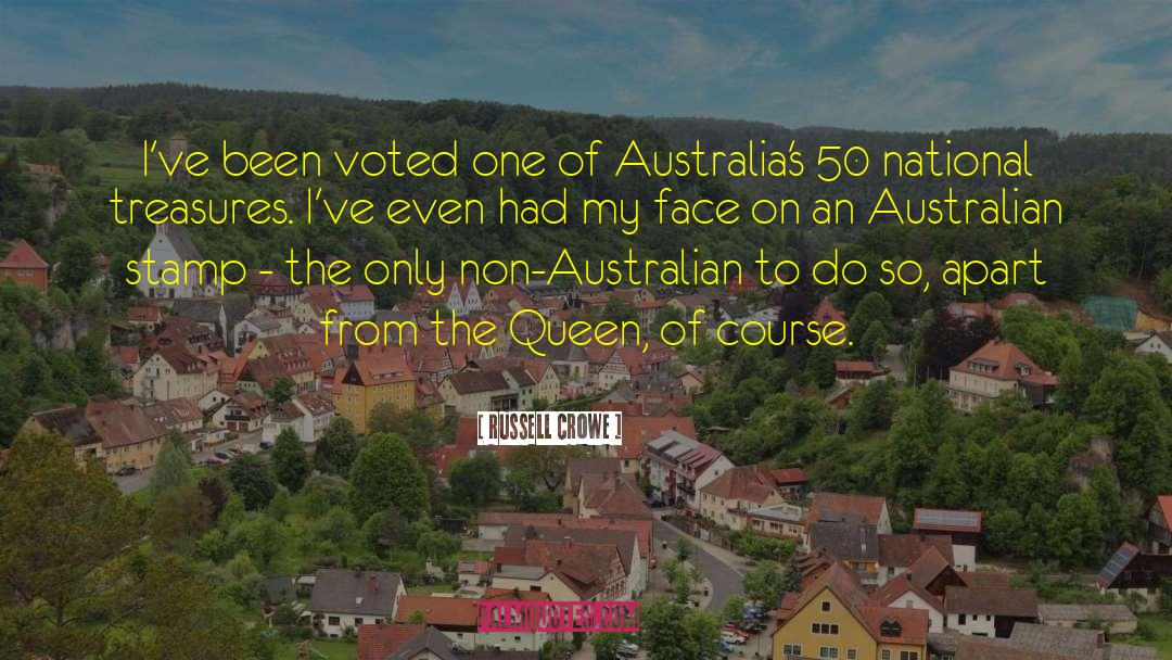 Russell Crowe Quotes: I've been voted one of