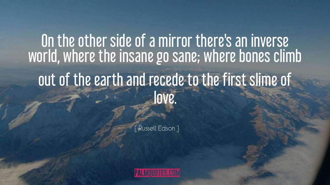 Russell Edson Quotes: On the other side of