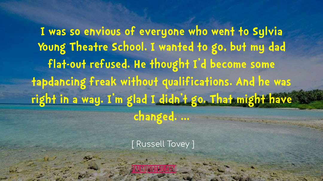 Russell Tovey Quotes: I was so envious of