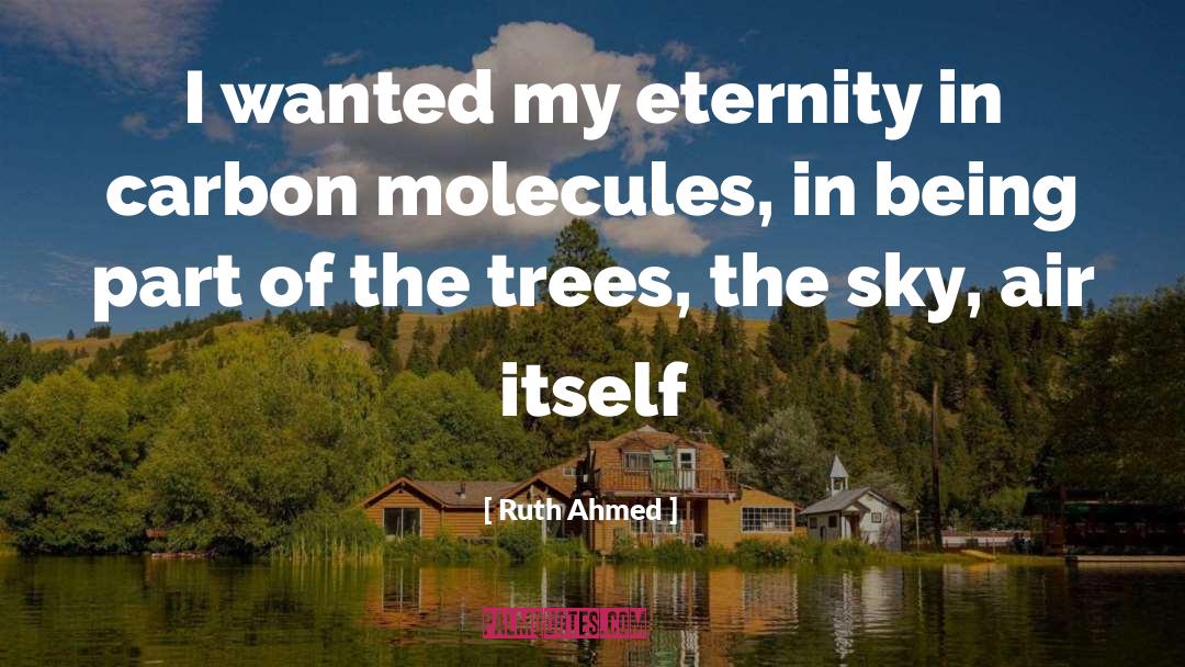 Ruth Ahmed Quotes: I wanted my eternity in