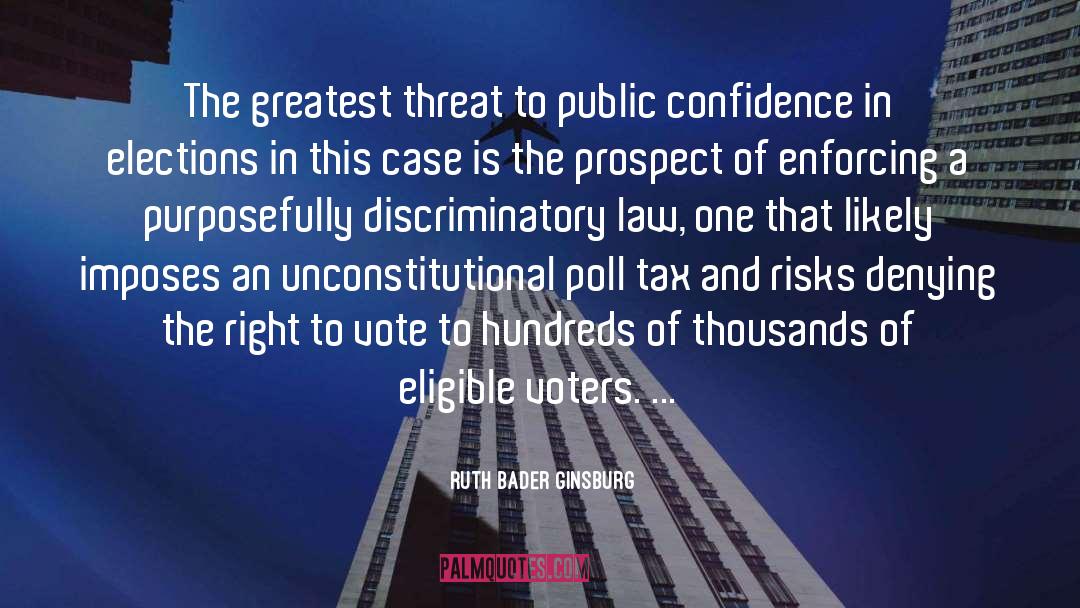 Ruth Bader Ginsburg Quotes: The greatest threat to public