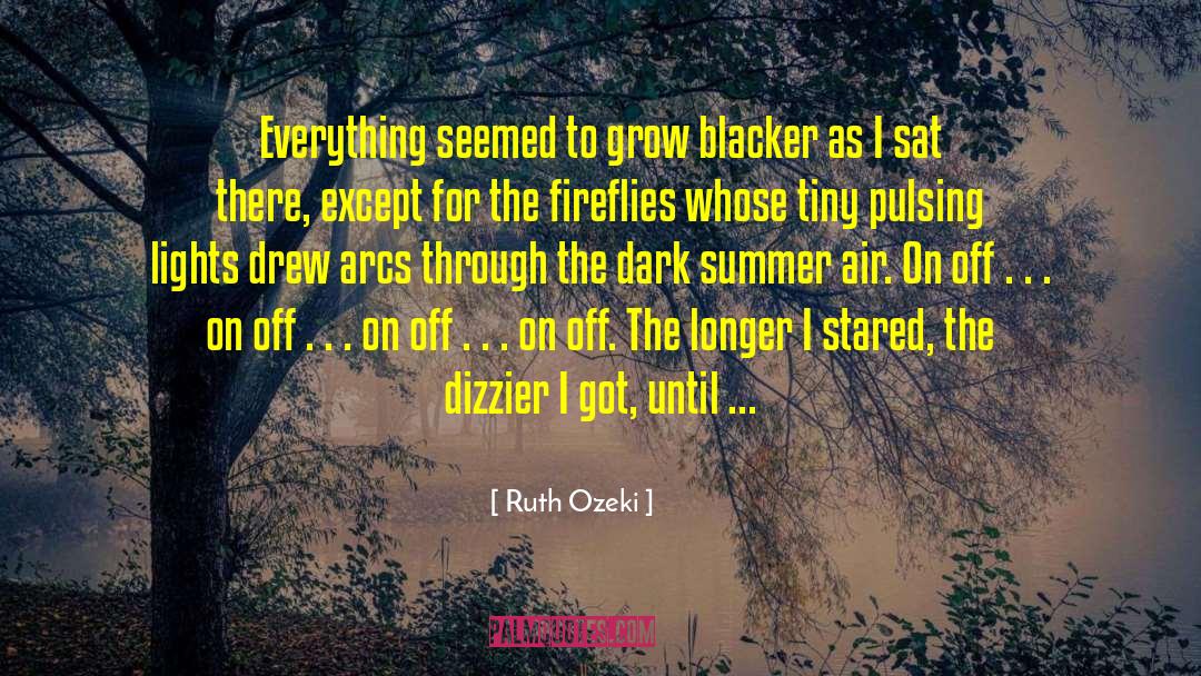 Ruth Ozeki Quotes: Everything seemed to grow blacker