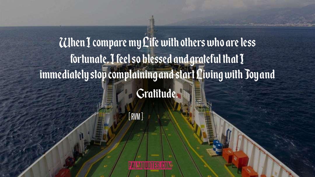 RVM Quotes: When I compare my Life