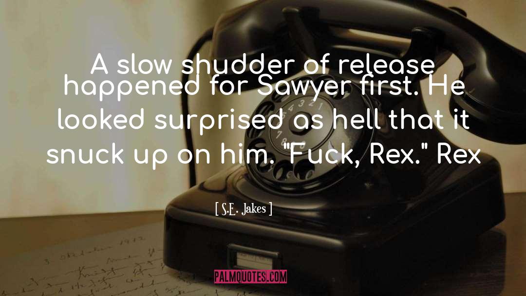 S.E. Jakes Quotes: A slow shudder of release