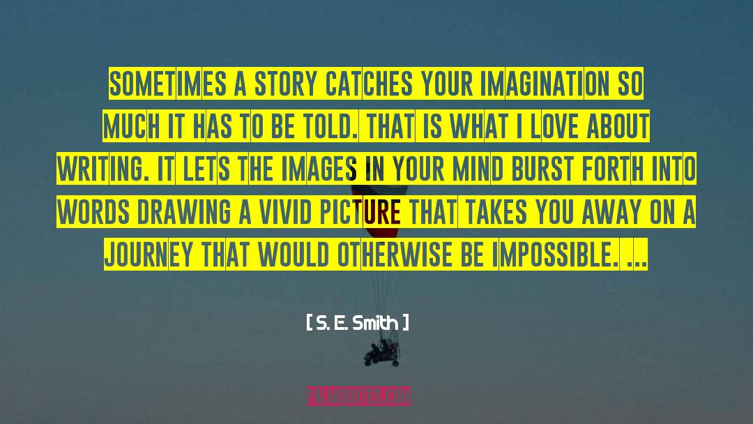 S. E. Smith Quotes: Sometimes a story catches your