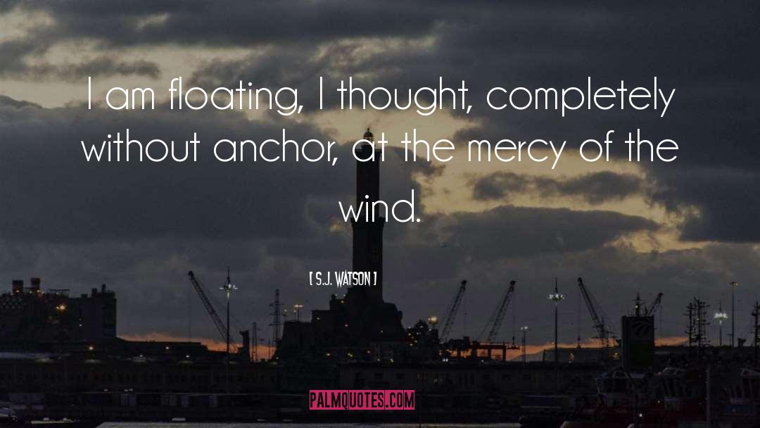 S.J. Watson Quotes: I am floating, I thought,