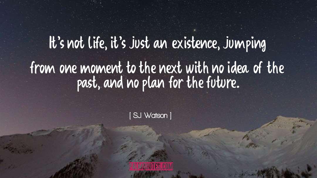 S.J. Watson Quotes: It's not life, it's just