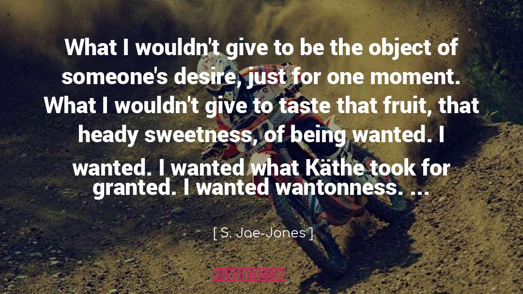 S. Jae-Jones Quotes: What I wouldn't give to