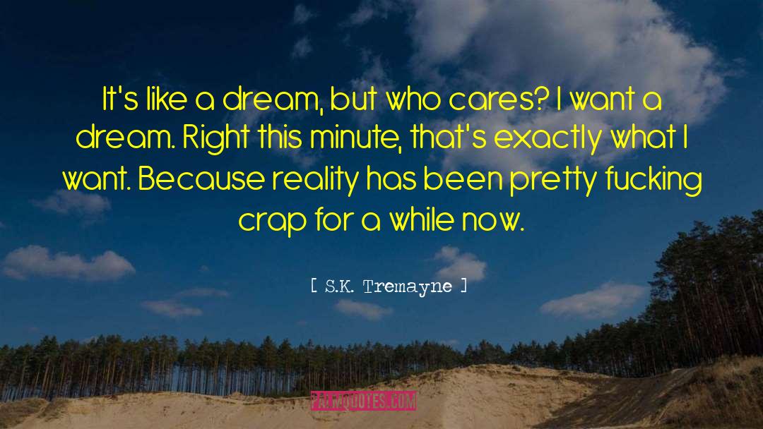 S.K. Tremayne Quotes: It's like a dream, but