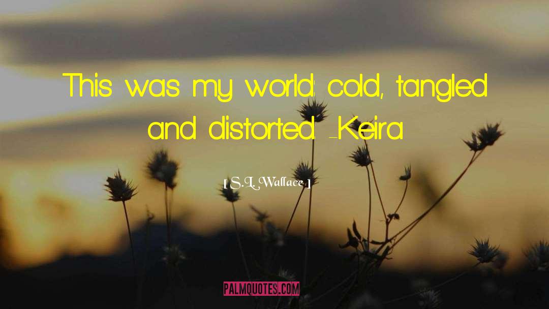 S.L. Wallace Quotes: This was my world: cold,
