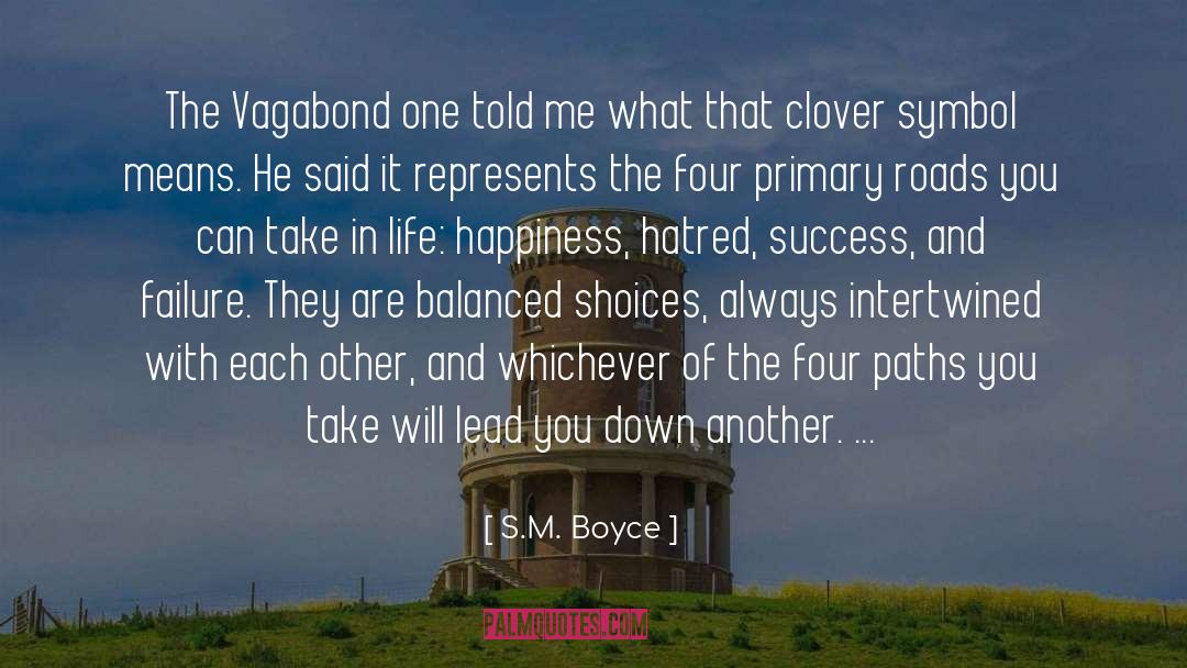 S.M. Boyce Quotes: The Vagabond one told me