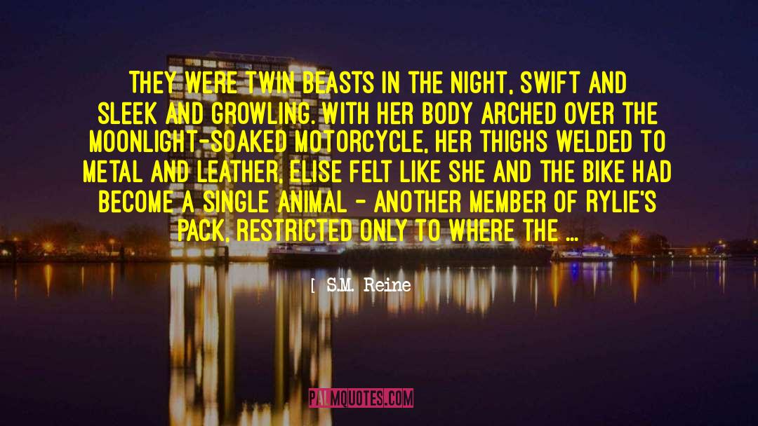 S.M. Reine Quotes: They were twin beasts in