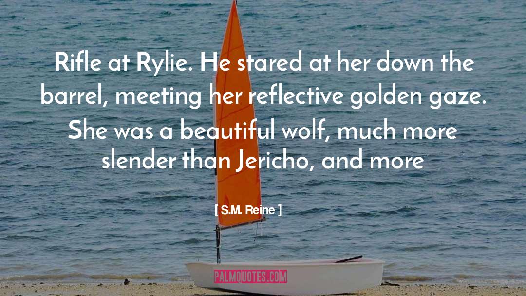 S.M. Reine Quotes: Rifle at Rylie. He stared