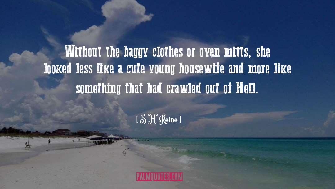 S.M. Reine Quotes: Without the baggy clothes or