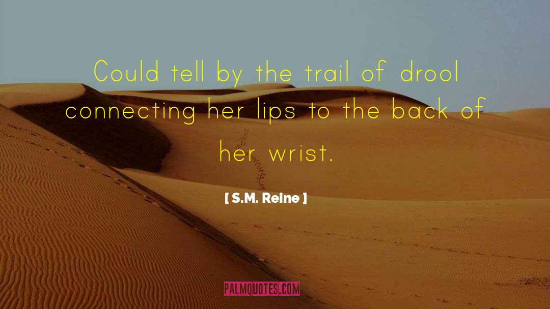 S.M. Reine Quotes: Could tell by the trail